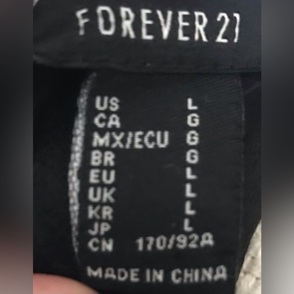 Cute Black Short Sleeve Dress with White Lace Zipper Size Large - Picture 5 of 8